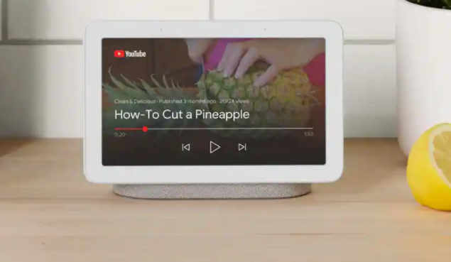 零售商列出了Google Nest Hub 2,并显示了Soli雷达和